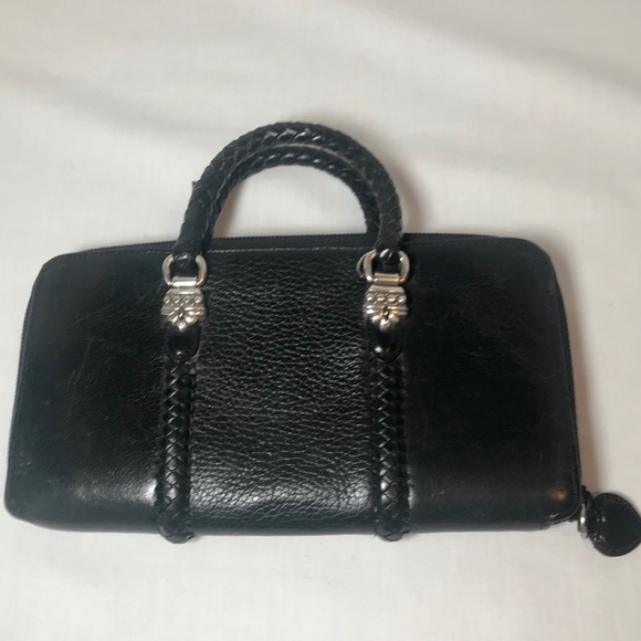 Brighton Handbags - Black Brighton Bag with Inside Zipper Compartment